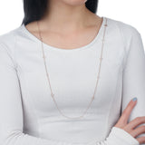 FNLC109_00 L Collection Diamond Fashion Necklace