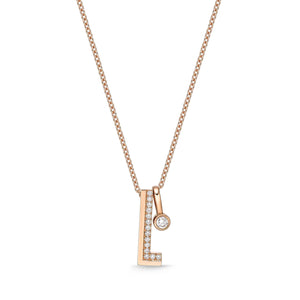 FNLC121_00 L Collection Diamond Fashion Necklace