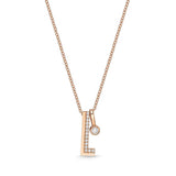 FNLC121_00 L Collection Diamond Fashion Necklace