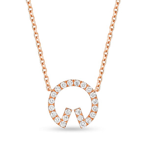 FNLC122_00 L Collection Diamond Fashion Necklace