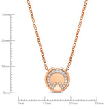 FNLC124_00 L Collection Diamond Fashion Necklace