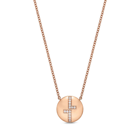 FNLC125_00 L Collection Diamond Fashion Necklace
