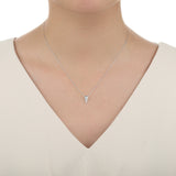 FNLC165_00 L Collection Diamond Fashion Necklace