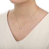 FNLC166_00 L Collection Diamond Fashion Necklace