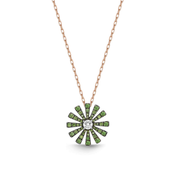 FNMG106_GD Margarita Diamond Fashion Necklace
