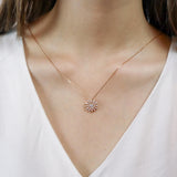 FNMG106_RU Margarita Ruby Fashion Necklace