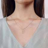 FNUB253_00 U-Basket Diamond Fashion Necklace