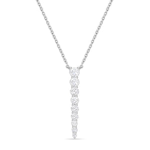 FNUB254_00 U-Basket Diamond Fashion Necklace