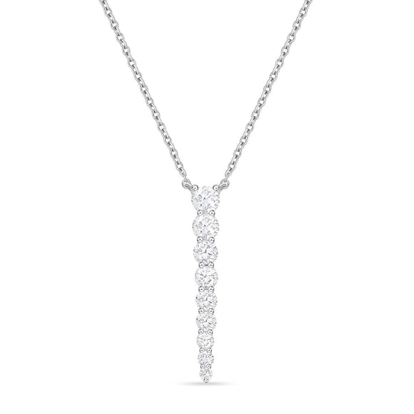 FNUB254_00 U-Basket Diamond Fashion Necklace