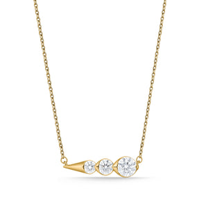 FNVD122_00 Crescent Fashion Necklace