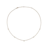 FNZY118_00 Dazzling by the Yard Diamond Station Necklace