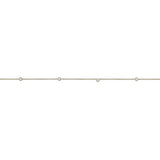 FNZY118_00 Dazzling by the Yard Diamond Station Necklace
