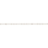 FNZY121_00 Dazzling by the Yard Diamond Station Necklace
