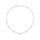FNZY123_00 Dazzling by the Yard Diamond Station Necklace