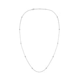 FNZY125_00 Dazzling by the Yard Diamond Station Necklace