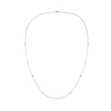 FNZY126_00 Dazzling by the Yard Diamond Station Necklace