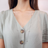 FNZY126_00 Dazzling by the Yard Diamond Station Necklace