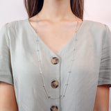 FNZY127_00 Dazzling by the Yard Diamond Station Necklace