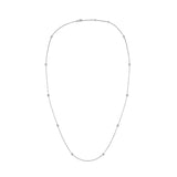 FNZY128_00 Dazzling by the Yard Diamond Station Necklace