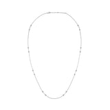 FNZY130_00 Dazzling by the Yard Diamond Station Necklace