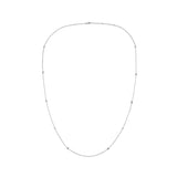 FNZY132_00 Dazzling by the Yard Diamond Station Necklace