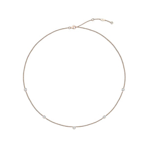FNZY141_00 Dazzling by the Yard Station Necklace