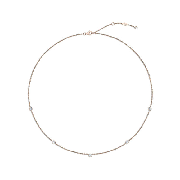 FNZY141_00 Dazzling by the Yard Station Necklace