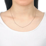 FNZY141_00 Dazzling by the Yard Station Necklace