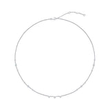 FNZY142_00 Dazzling by the Yard Diamond Station Necklace