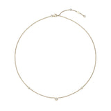 FNZY154_00 Dazzling by the Yard Diamond Station Necklace
