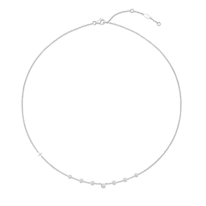 FNZY158_00 Dazzling by the Yard Diamond Station Necklace