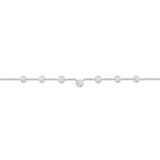 FNZY158_00 Dazzling by the Yard Diamond Station Necklace