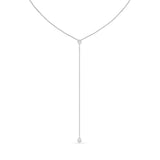 FNZY160_00 Dazzling by the Yard Diamond Station Necklace