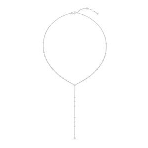 FNZY161_00 Dazzling by the Yard Diamond Station Necklace
