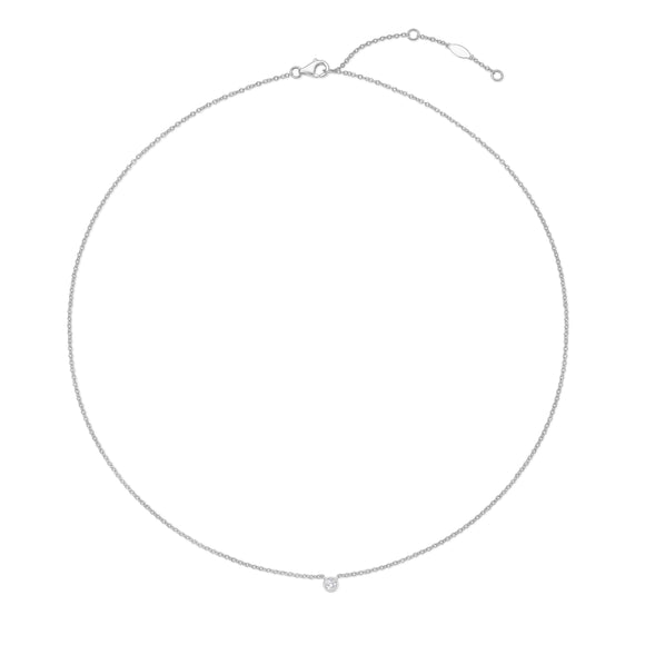 FNZY163_00 Dazzling by the Yard Diamond Station Necklace