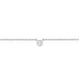 FNZY163_00 Dazzling by the Yard Diamond Station Necklace