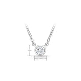 FNZY163_00 Dazzling by the Yard Diamond Station Necklace