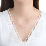 FNZY163_00 Dazzling by the Yard Diamond Station Necklace
