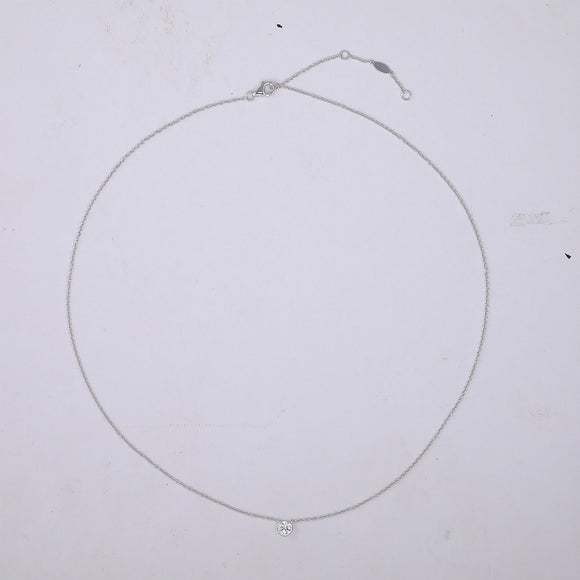 FNZY165_00 Dazzling by the Yard Diamond Station Necklace