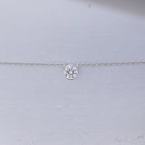 FNZY165_00 Dazzling by the Yard Diamond Station Necklace