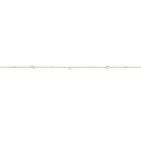 FNZY208_00 Dazzling by the Yard Diamond Station Necklace