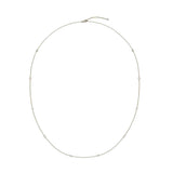 FNZY209_00 Dazzling by the Yard Diamond Station Necklace