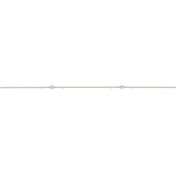 FNZY211_00 Dazzling by the Yard Diamond Station Necklace