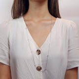 FNZY213_00 Dazzling by the Yard Diamond Station Necklace