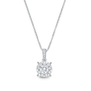 FPBQ115_00 Diamond Bouquets Fashion Pendant