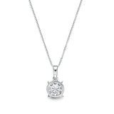 FPBQ115_00 Diamond Bouquets Fashion Pendant