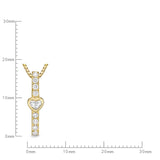 FPSUH03_00 Stack'em Up Diamond Fashion Pendant