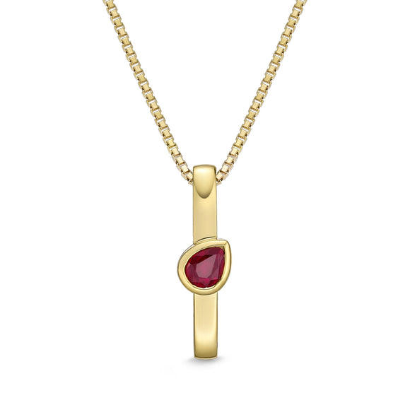 FPSUP01_RU Stack'em Up Ruby Fashion Pendant