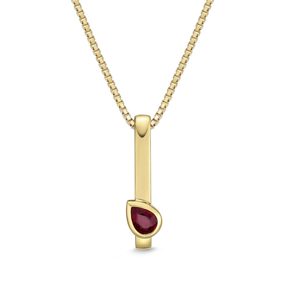 FPSUP02_RU Stack'em Up Ruby Fashion Pendant