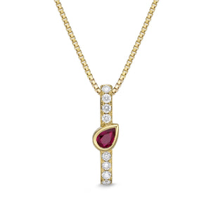 FPSUP03_RU Stack'em Up Ruby Fashion Pendant